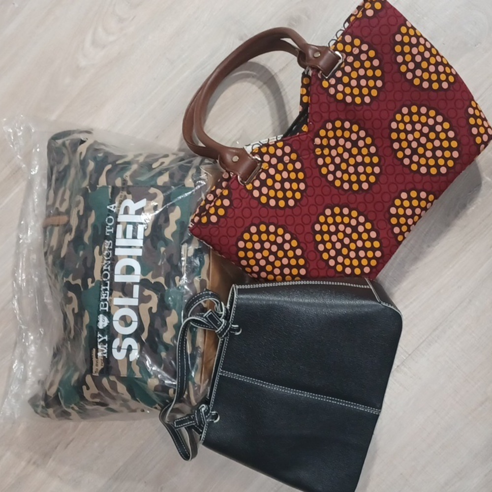 BUNDLE of THREE New bags. Shoulder Handbags Purses Totes. Casual Professional